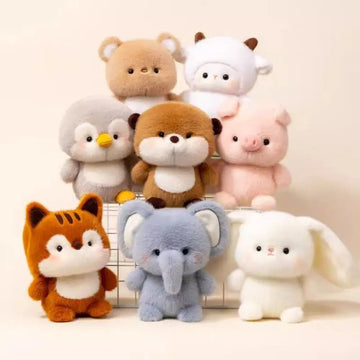 Cute Plush Animal Toy – Capybara & Elephant Stuffed Companion Doll
