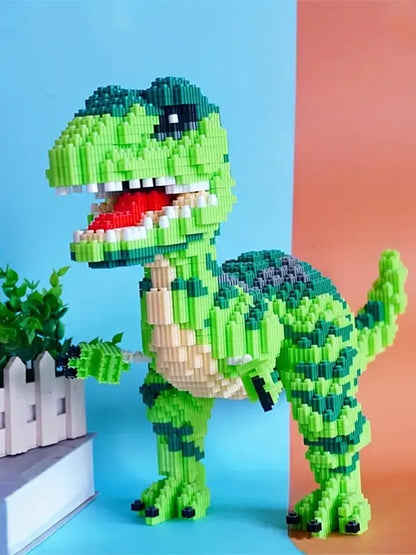 4000 Dinosaur and Animal Building Blocks Set - Educational 3D Puzzles, Manual Building Toys, Suitable for Holiday Gifts and Chr