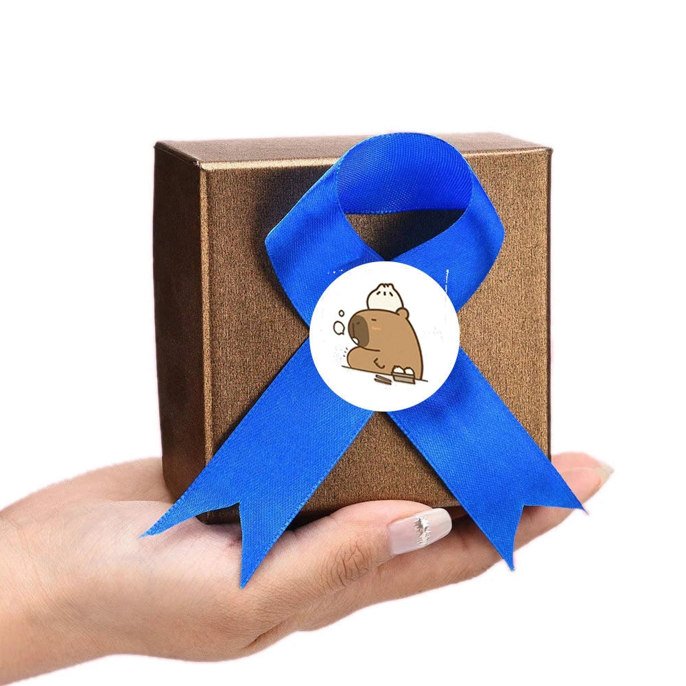 500pcs/Roll Cute Capybara Sticker Waterproof Graffiti Aesthetic Decorative Luggage Laptop Cup Phone Diary Book Stickers Toy