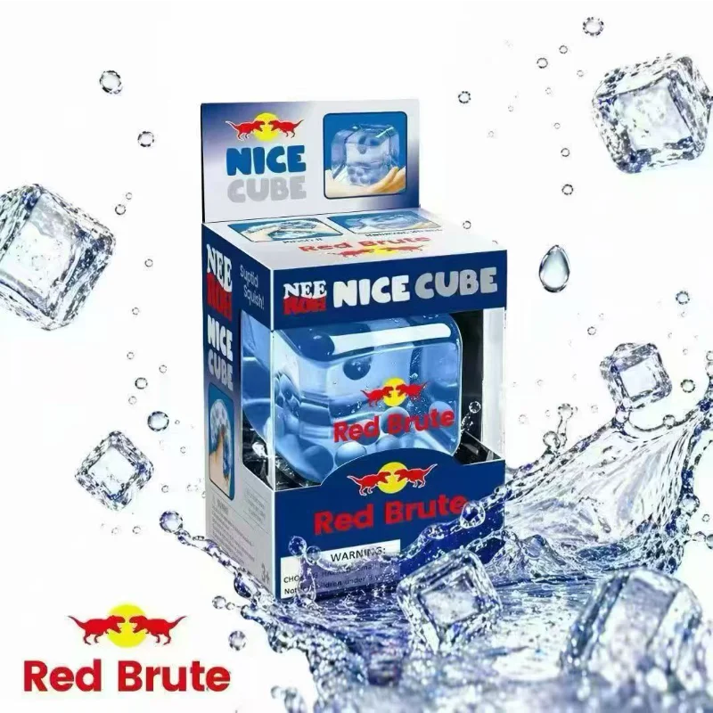 Needoh Nice Cube Sensory Fidget Squish Cube Portable Stress Reliever Anti-Anxiety Focus Toy Gift