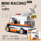 Racing Car Bus Engineering Vehicle Ambulance Pull Back Model Building Blocks Brick Toys Children Boys Birthday Gift Brick