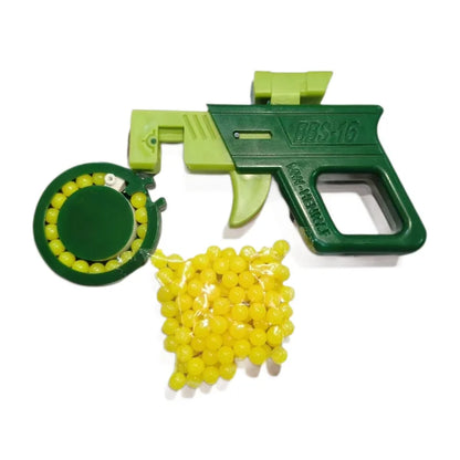 Plastic Ball Shooting Toy Gun Safe Non Harmful Projectile Fidget Toy for Kids Outdoor Play and Stress Relief Gift