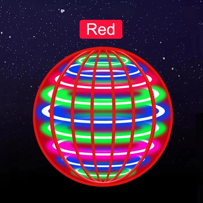 2FFlying Ball, Automatic Spinning Ball LED Dazzling Lights, Floating Magic, Fan UFO Flying Machine, Toy Gift, Game, Sports Ball