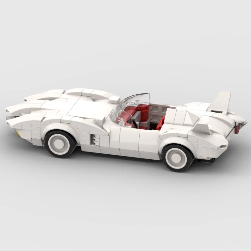 373PCS MOC-192324 Cars Racers Building Blocks Sets City Vehicle Model DIY Kids Boy Toys Sport Super Creative Technique