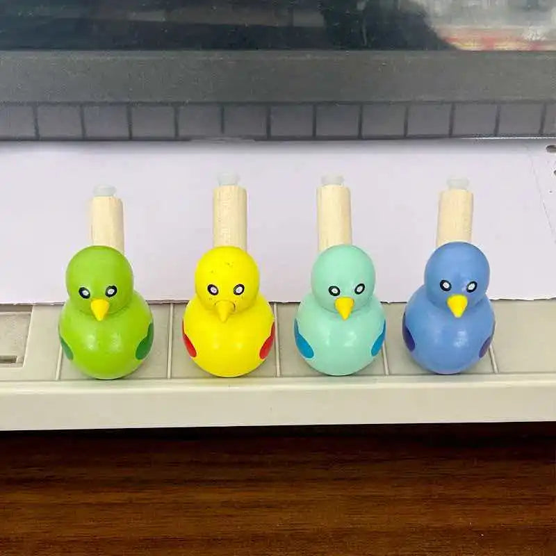 3PCS Wooden Bird Whistle for Kids Music Toys Educational Gifts Birthday Party Favors Noisemakers Classroom Prizes