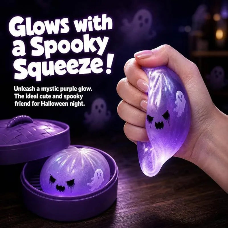 Halloween Theme Ghost Dumpling Soft Sticky Slow Rebound Daily Anxiety Relief Home Decoration Gifts