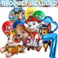 PAW Patrol Birthday Party Decoration Tableware Tablecloth Plates Cup napkin gift bag Balloons PAW Patrol Party Favors Supplies