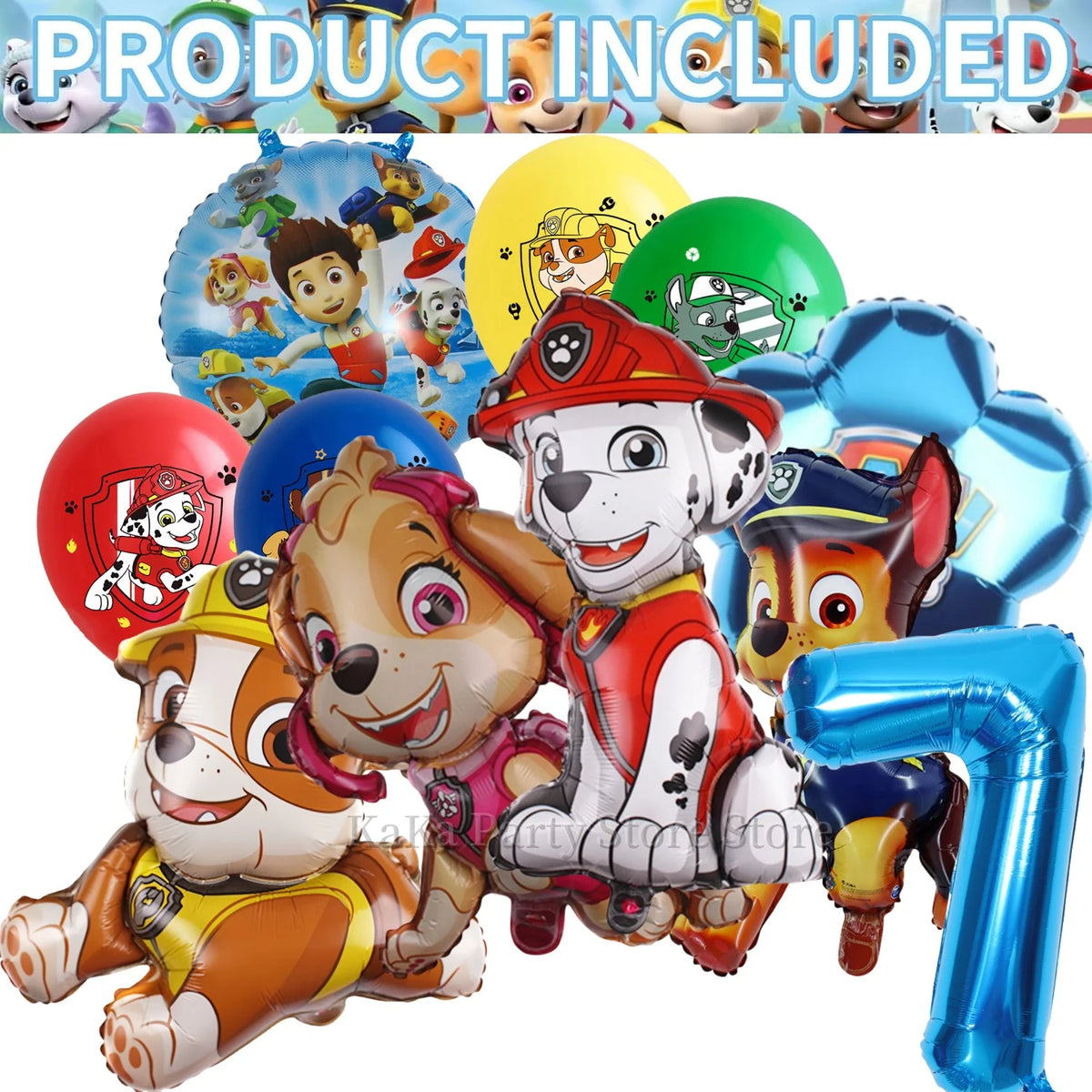 PAW Patrol Birthday Party Decoration Tableware Tablecloth Plates Cup napkin gift bag Balloons PAW Patrol Party Favors Supplies