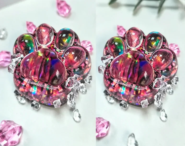 New In Stock Sparkling Aurora Cat Claw Pinch Music Crystal High Beauty Stress Relief Tool Pinch Toy Surprise Holiday Gift