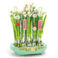 City Creativity Flower Bouquet Plum Blossom Bonsai Potted Plant Building Blocks Model Home Decoration Toy For Kids Gift﻿
