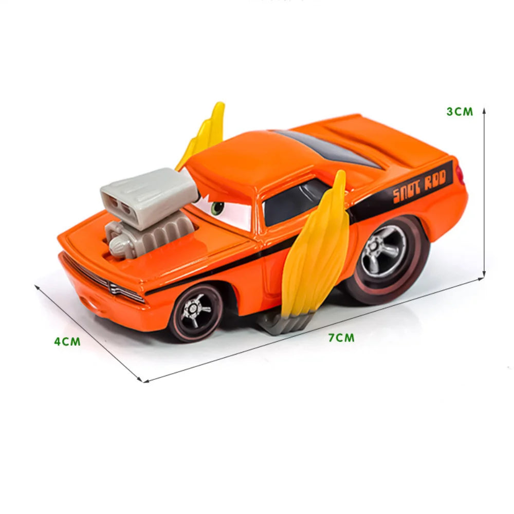 2026 New Pixar Cars Lightning McQueen Fillmore 4-10CM 1:55 Metal Model Racing Car Toys Christmas Birthday NEWYEAR Gift