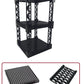 Multi Functional Building Blocks Stackable Multi-Layer Desktop Storage Rack Simulated Military Bunkers 16x16 Plate Support Girde