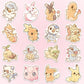 80pcs Pokemon Anime Stickers Pikachu Laptop Skateboard Scrapbook Suitcase Bike Kawaii Sticker Guitar Phone Cartoon Kid Gift Toys