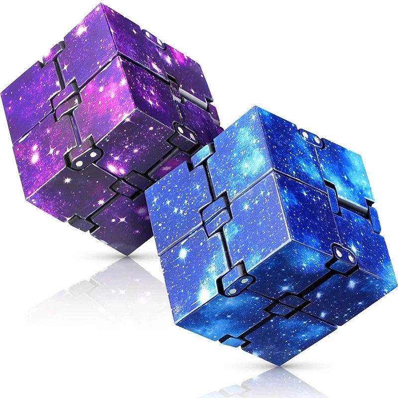 ~~Infinity Cube Flip Adhd Toys Anxiety Toy Fingertips for Game Puzzle Antistress Magic Finger Fidget Autism Hand Gifts Children