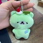 New Cute Banana Honey Melon Bear Pendant Plush Soft Cute Keychain Backpack Phone Pendant Bag Accessories Girlfriend Gift