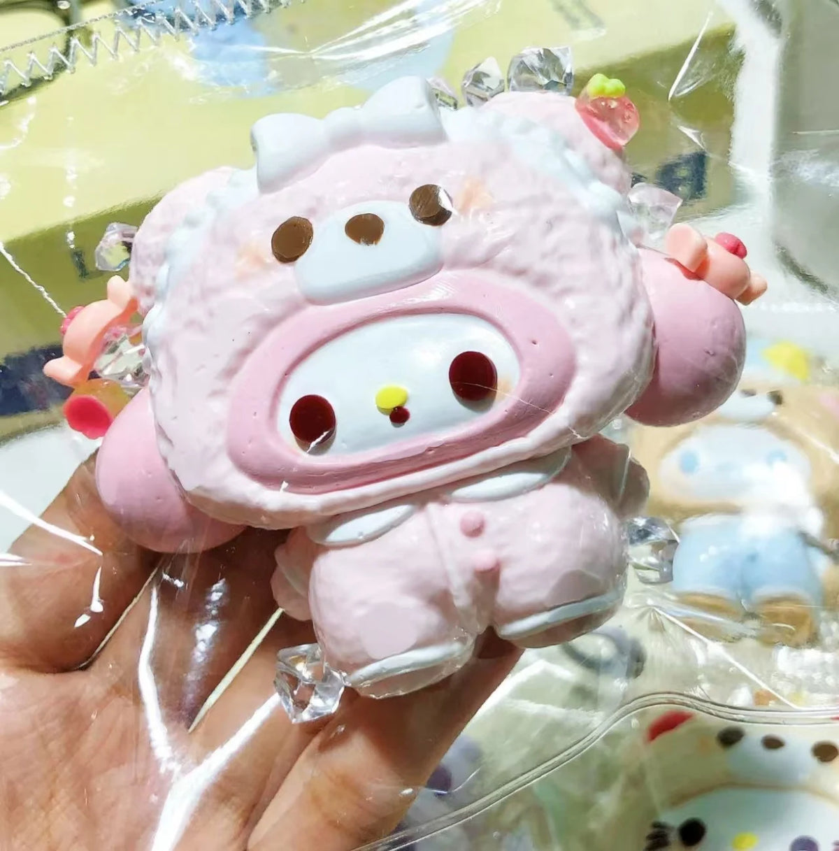 Sanlio Squeeze Toy, Food Grade Silicone Rebound Toy, Cute Styling, Stress Relief Relaxation Ornament