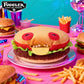 Original Fuggler Ugly Teeth Monster Plush Toys Kawaii Fugglers Fuggalicious Series Hamburger Hot Dog Doughnut Peluche Dolls Gift