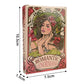 Art Nouveau Floral Romantic Oracle Cards 37Pcs English Divination Deck For Party Table Game
