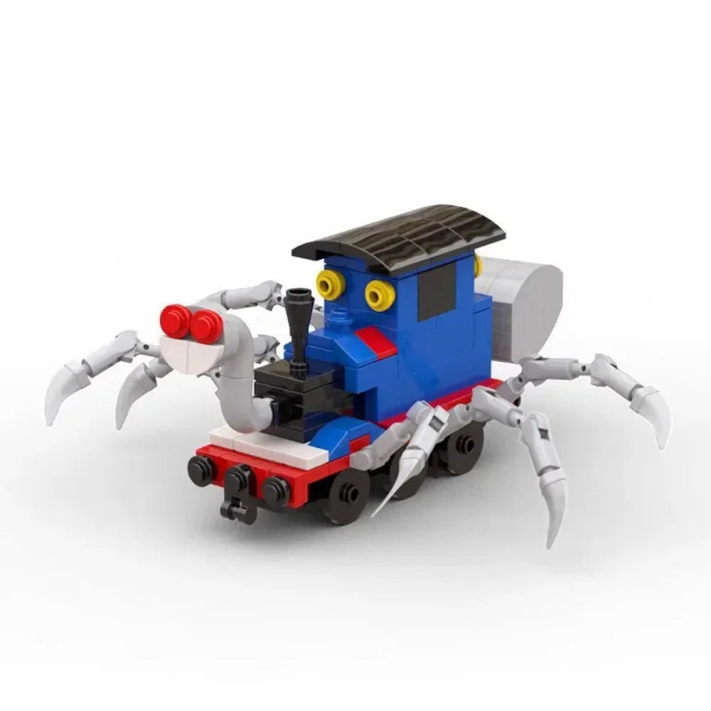 MOC Choo-Choo Charles Horrors Game Building Blocks Demonic Spider Train Animal Monster Bricks Christmas Halloween Toys Gifts
