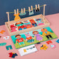 Drying Rack Clothes Dress-Up Jigsaw Puzzle Logical Thinking Matching Sorting Educational Game Wooden Toys Girls