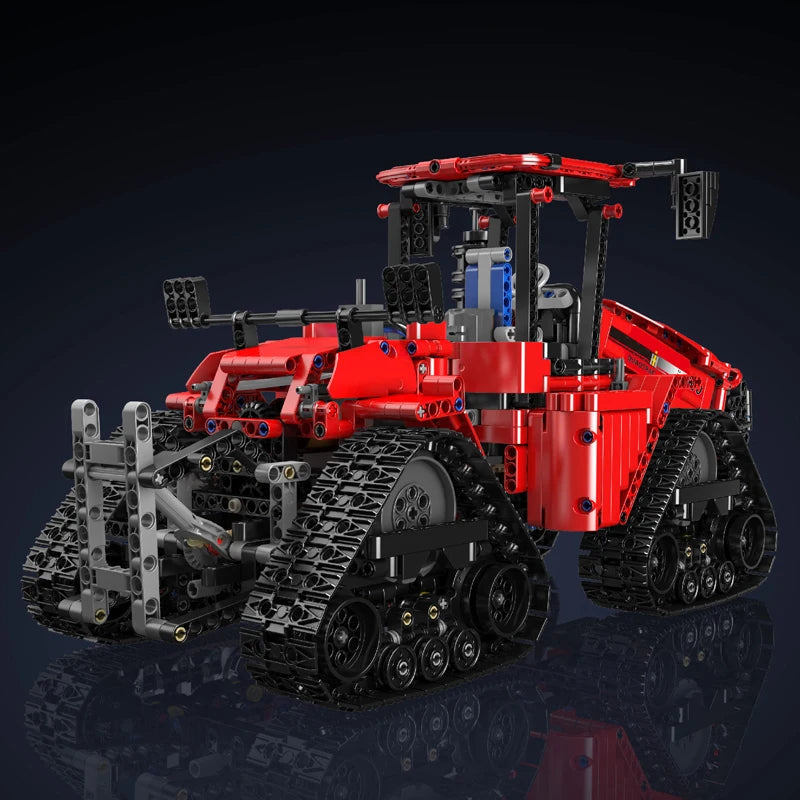 Mould King 18020 Technical Car Toys The APP RC MOC-35270 Pneumatic Crawler Tractor Building Block Brick Kids Christmas Gift
