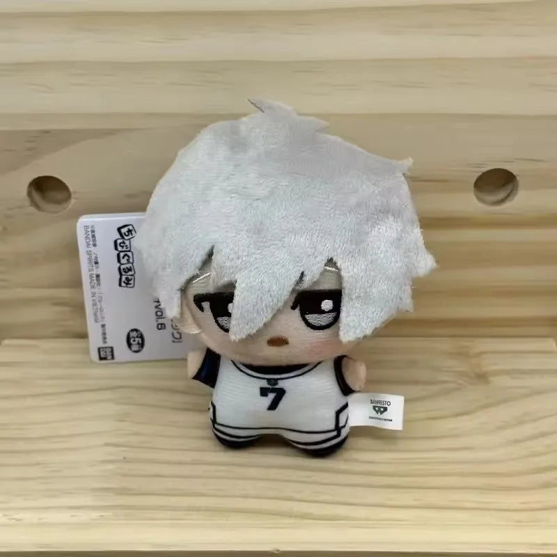 10cm Mini BLUE LOCK Plush Stuffed Doll Seishiro Nagi Isagi Yoichi Chigiri Bachira Meguru Doll Pendant Keychain Toy For Gift