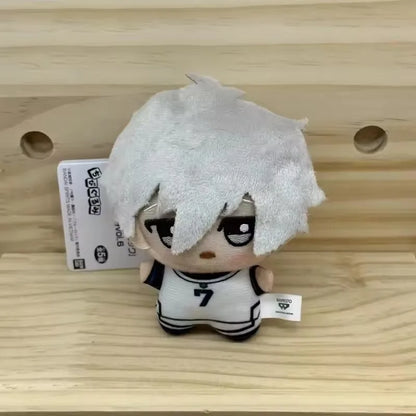 10cm Mini BLUE LOCK Plush Stuffed Doll Seishiro Nagi Isagi Yoichi Chigiri Bachira Meguru Doll Pendant Keychain Toy For Gift