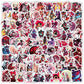 100pcs Cartoon Hazbin Hotel‌ Anime Stickers for DIY Scrapbooking Stationery Handbook Phone Water Cup Luggage Waterproof Sticker
