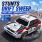 ZNLYRION RC Drifting Race Car 1:24 Scale 4 Wheel Drive 20km/h Adjustable High/Low Speed With Spare Drift Tires LED Headlight Taillight RC Toy For Boys Adult