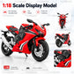 1:18 Scale Mini R1 GSX1000R CBR1000RR, Motorcycle Toy Model Cast Alloy, Vehicle Series, Shock Absorption Design, Children's Gift