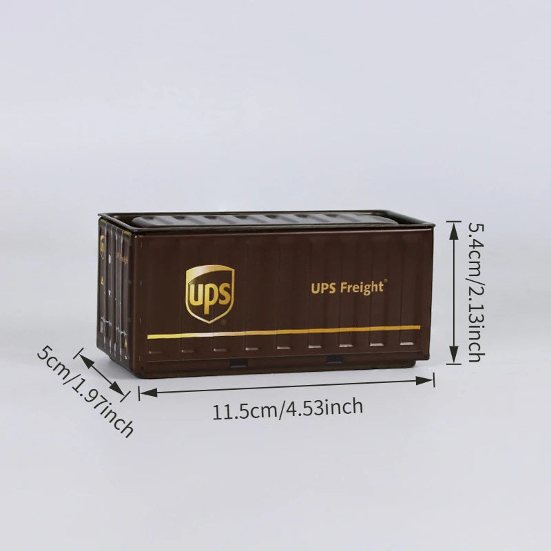 Mini Iron Storage Box Desktop Display Case Miniature Organizer For Small Items Decoration Collectible Gift