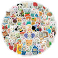 100/200pcs Kawaii Calico Critters Stickers Cute Laptop Scrapbook Graffiti Decals Skateboard Handheld  Aesthetic Sticker Toys