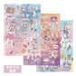 16Sheets Fantasy Dream Girl's Illustrated Guide Graffiti Stickers DIY Toys for Phone Bottle Travel Bag Decals Creative Gifts