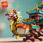 KAVOWORLD 2453PCS Chinese Dragon Boat Building Bricks Model Traditional Architecture STEM Toy Ideal Gift for Office Home Decor