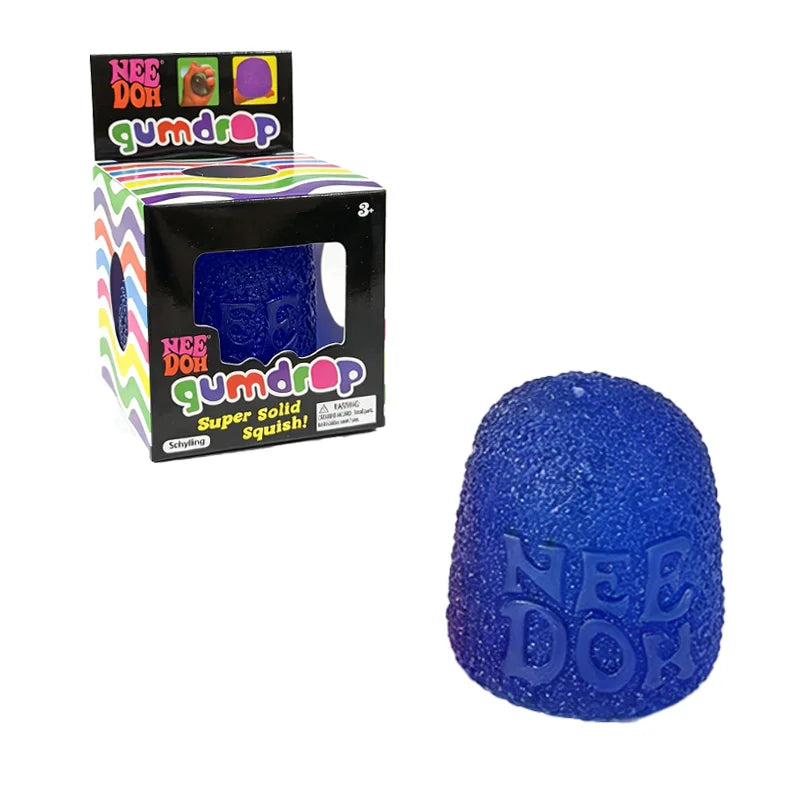 Schylling Needoh Maltose Dream Drop Cube Gumdrop Jellyfish Slow Rising Decompression for Sensory Squeeze Relax Stress Relief Toy