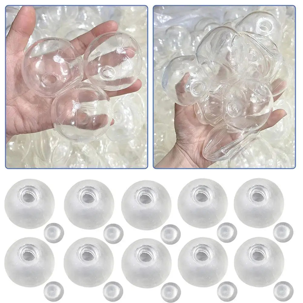 DIY Air Ball Skin Handmade Stress Relief Toy Fruit Paste Malt Sugar Slow Bounce  Super Large 9cm