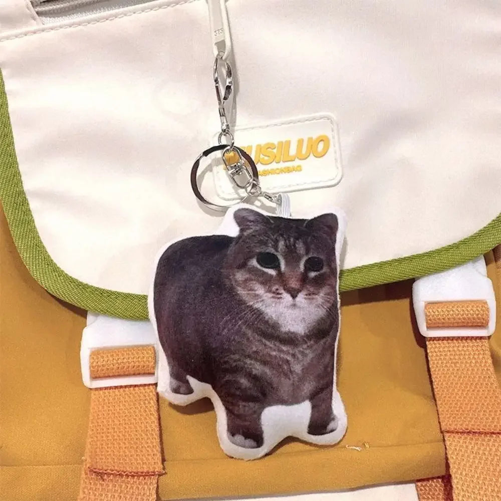 Oiiaioooooiai Cat Voice Keychain with Sound Decompression German Kitten Voice Reverses Cat Voice