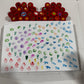 20pcs Assorted Stamps for Self-ink Stamps Toy Anima Smiley Face Seal Scrapbooking DIY Painting Photo Album Decor