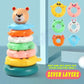 New Baby Toys 0-12 Montns Puzzle Pyramid Tower Cup Stacking Toys Montessori Educational Beach Kids Pool Bathtub Toy Kids Gift