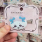 Chiikawa Resin Bow Hair Clip, Cute Cartoon Side Bang Duckbill Barrettes, Lovely Hair Accessories for Girls Daily Wear