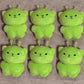 1/12pcs Cartoon Mini Alien Cat Plush Doll Green Space Cat Pendant Portable Keychains Bag Decoration Trendy Toys Surprise Gifts