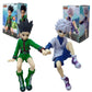 Hot Anime Full Time Hunter Character Sitting Posture Qiben Sitting Posture Xiaojie  Killua Desktop Ornament Trendy PVC Model Toy