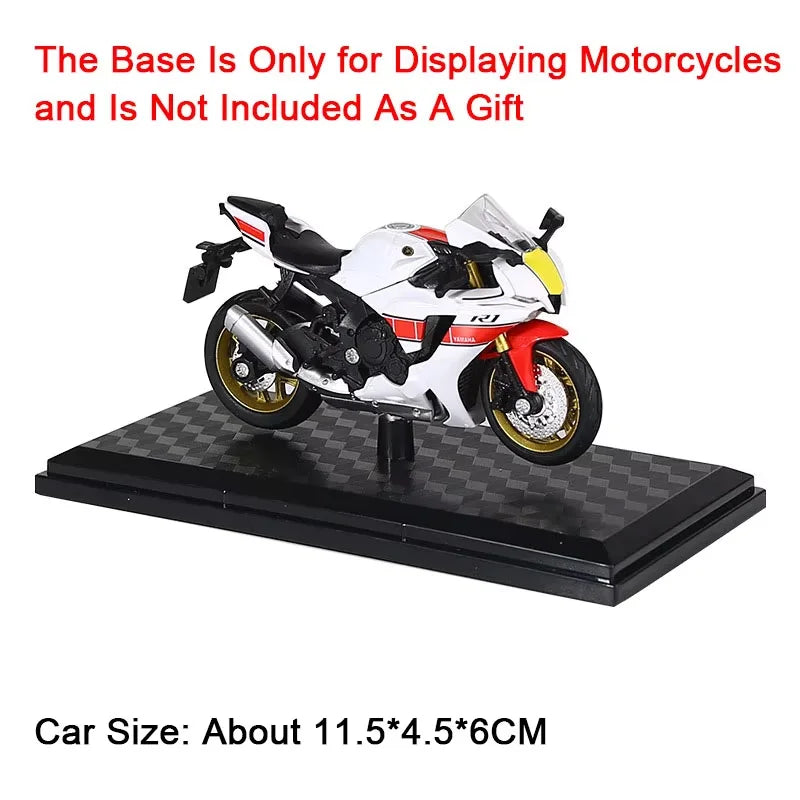 1:18 Scale Mini R1 GSX1000R CBR1000RR, Motorcycle Toy Model Cast Alloy, Vehicle Series, Shock Absorption Design, Children's Gift
