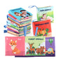 Soft Baby Books Toys Montessori 3D Touch Feel High Contrast Cloth Book Sensory Early Learning Games for Kids Educational Toys