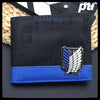 Attack on Titan wallets anime peripheral corps cartoon wallet pu men's wallet short storage wallet birthday gift Japanese style