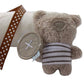 2025 New Hanging Bed Rabbit Baby Hand Bell Safety Seat Plush Toy Multifunctional Plush Toy Stroller Mobile Gifts