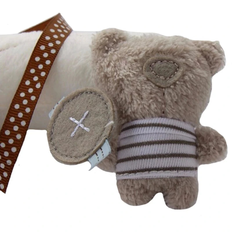 2025 New Hanging Bed Rabbit Baby Hand Bell Safety Seat Plush Toy Multifunctional Plush Toy Stroller Mobile Gifts