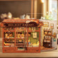 Original CUTEBEE 216pcs Mrs.Hunt Bakery Book Nook Kit DIY Miniature House Bakery Dessert Shop Dollhouse Booknook for Adults Tiny House Bookshelf Decor 3D Wooden Puzzle DIY Craft Gifts for Family Friends book nook para montar