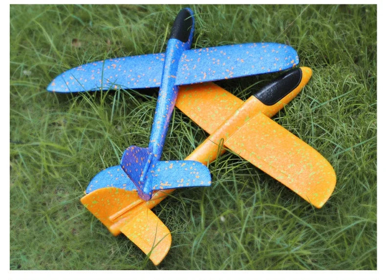 50CM Big Foam Plane Glider Hand Throw Airplane Light Inertial EPP Bubble Planes Outdoor Launch Toys for Gift