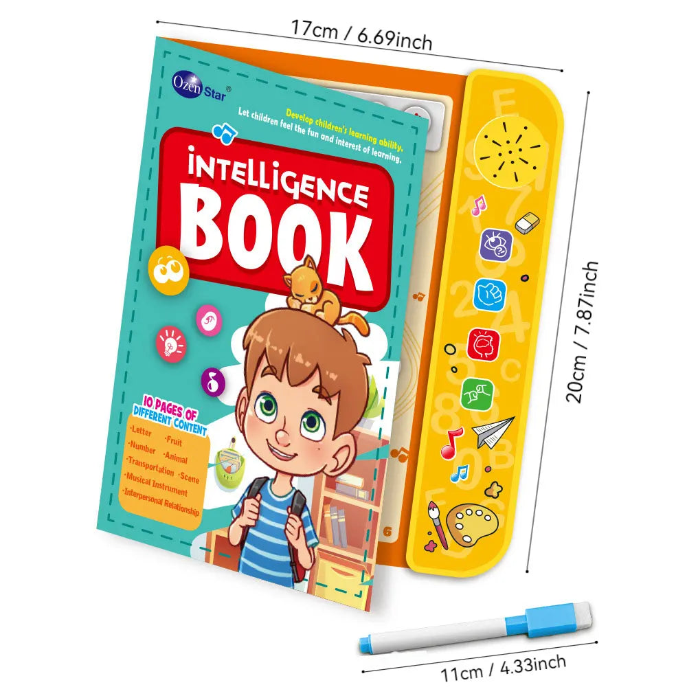 Interactive Electronic Learning Books with Pen, Multi-theme Sound Books for Kids, Music & Speaking  Educational Toys